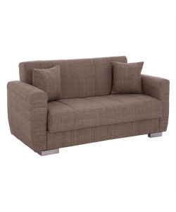 ΚΑΝΑΠΕΣ ΚΡΕΒΑΤΙ POLYA ΔΙΘΕΣΙΟΣ ΚΑΦΕ HM3241.02 153x87x77 εκ.