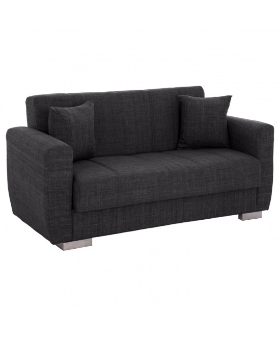 ΚΑΝΑΠΕΣ ΚΡΕΒΑΤΙ POLYA ΔΙΘΕΣΙΟΣ ΓΚΡΙ HM3241.03 153x87x77Υεκ. ΚΑΝΑΠΕΣ ΚΡΕΒΑΤΙ POLYA ΔΙΘΕΣΙΟΣ ΓΚΡΙ HM3241.03 153x87x77Υεκ.