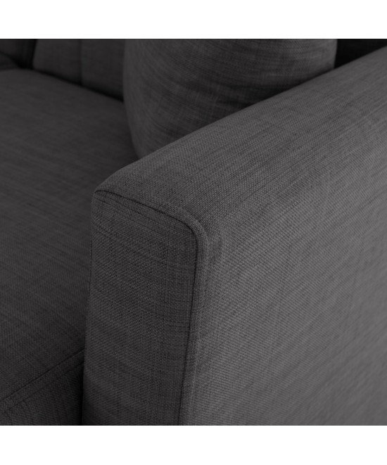 ΚΑΝΑΠΕΣ ΚΡΕΒΑΤΙ GHUFRAN ΓΩΝΙΑ ΑΝΑΣΤΡΕΨΙΜΗ ΓΚΡΙ ΜΕ ΑΠΟΘΗΚΕΤΙΚΟ ΧΩΡΟ HM3244.03 202x140x78Yεκ.