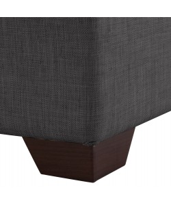 ΚΑΝΑΠΕΣ ΚΡΕΒΑΤΙ GHUFRAN ΓΩΝΙΑ ΑΝΑΣΤΡΕΨΙΜΗ ΓΚΡΙ ΜΕ ΑΠΟΘΗΚΕΤΙΚΟ ΧΩΡΟ HM3244.03 202x140x78Yεκ.