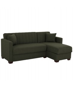 ΚΑΝΑΠΕΣ ΚΡΕΒΑΤΙ GHUFRAN ΓΩΝΙΑ ΑΝΑΣΤΡΕΨΙΜΗ DARK OLIVE ΜΕ ΑΠΟΘΗΚΕΤΙΚΟ ΧΩΡΟ HM3244.05 202x140x78Yεκ.