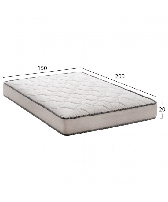ΣΤΡΩΜΑ DREAMTOPIA ΣΕΙΡΑ ATLAS HM654.150 BONNELL SPRING 150x200x20Y εκ.