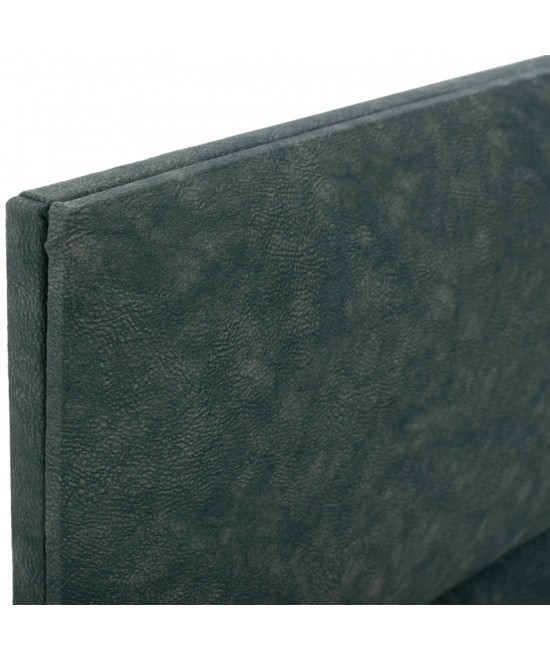 ΚΡΕΒΑΤΙ MILO ΜΕ ΑΠΟΘΗΚΕΥΤΙΚΟ ΠΡΑΣΙΝΟ ΥΦΑΣΜΑ τύπου NUBUCK HM622.07 ΓΙΑ ΣΤΡΩΜΑ 160x200 εκ.