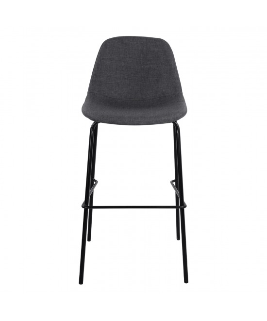 ΣΚΑΜΠΟ VINCENT HM9298.10 ΜΕΣΑΙΟΥ ΥΨΟΥΣ ΓΚΡΙ  ΜΕ ΜΕΤΑΛΛΙΚΑ ΠΟΔΙΑ 47x51x96 εκ.