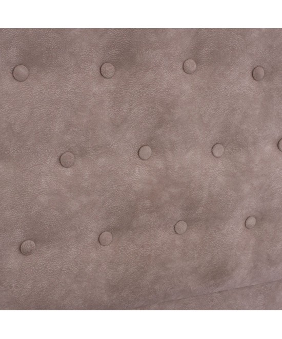 ΚΡΕΒΑΤΙ MALENA ΑΠΟ ΜΠΕΖ ΥΦΑΣΜΑ NUBUCK HM647.22 ΓΙΑ ΣΤΡΩΜΑ 120x200 εκ.