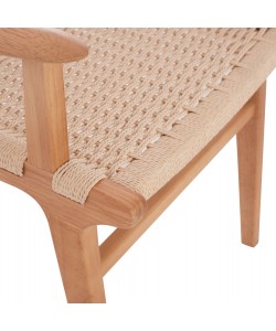 ΠΟΛΥΘΡΟΝΑ ΕΣΩΤ. ΧΩΡΟΥ HM9331.01 IGNACIO RUBBERWOOD-ΣΧΟΙΝΙ 61x56x83Υεκ.