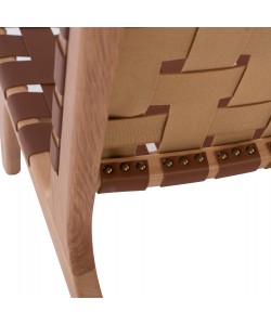 ΠΟΛΥΘΡΟΝΑ HM9326.01 FELIPE ΞΥΛΟ ΤΟΟΝ ΜΕ ΠΛΕΞΗ PU 67x70x75Y εκ.