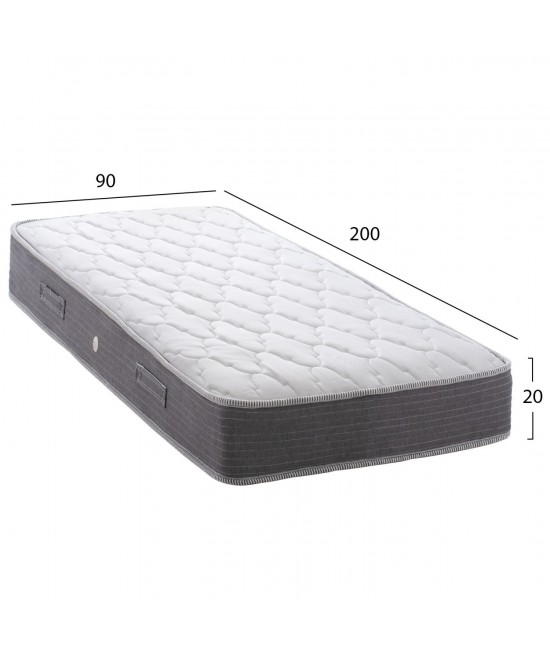 ΣΤΡΩΜΑ DREAMTOPIA ΣΕΙΡΑ LULLABY ALOE VERA HM655.90-200 BONNELL SPRING 90x200x20Y εκ.