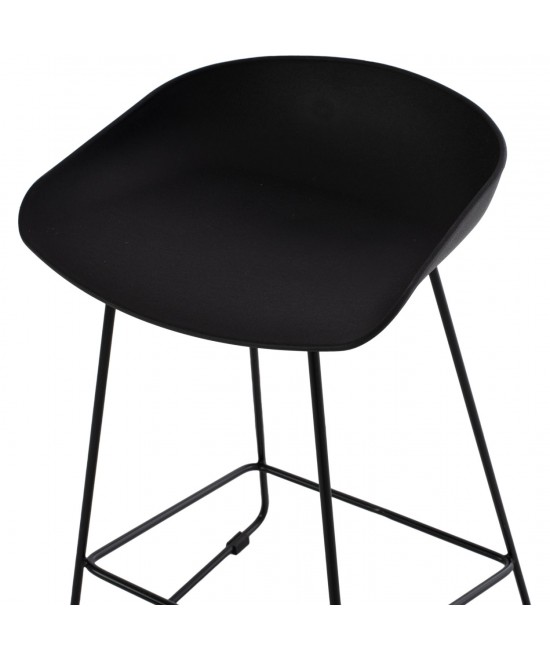 ΣΚΑΜΠΟ ΜΠΑΡ NAILA HM9299.02 ΜΑΥΡΟ ΜΕΣΑΙΟΥ ΥΨΟΥΣ 44x44x74Yεκ. ΣΚΑΜΠΟ ΜΠΑΡ NAILA HM9299.02 ΜΑΥΡΟ ΜΕΣΑΙΟΥ ΥΨΟΥΣ 44x44x74Yεκ.