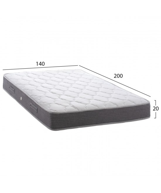 ΣΤΡΩΜΑ DREAMTOPIA ΣΕΙΡΑ LULLABY ALOE VERA HM655.140-200 BONNELL SPRING 140x200x20Y εκ.