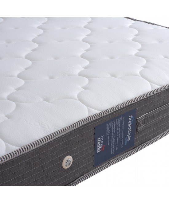 ΣΤΡΩΜΑ DREAMTOPIA ΣΕΙΡΑ LULLABY ALOE VERA HM655.140-200 BONNELL SPRING 140x200x20Y εκ.