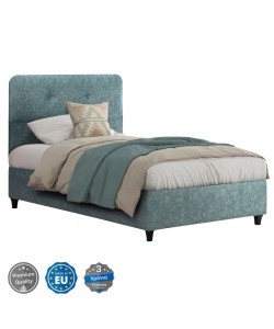 ΚΡΕΒΑΤΙ DOLORES ΑΠΟ ΥΦΑΣΜΑ LIGHT GREEN HM649.27 ΓΙΑ ΣΤΡΩΜΑ 90x200 εκ.