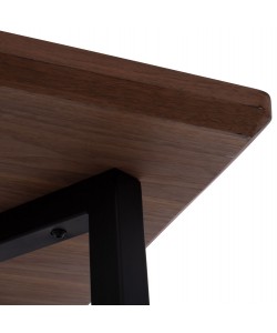 ΤΡΑΠΕΖΙ ΤΡΑΠΕΖΑΡΙΑΣ JAY HM9304.02 ΚΑΠΛΑΜΑΣ ΚΑΡΥΔΙΑΣ ΡΟΥΣΤΙΚ ΣΤΥΛ 200x100x75 εκ.