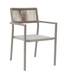 ΠΟΛΥΘΡΟΝΑ ΑΛΟΥΜΙΝΙΟΥ ΕΠΑΓΓΕΛΜΑΤΙΚΗ ΣΑΜΠΑΝΙΖΕ MIREN ME RATTAN ΠΛΑΤΗ HM5893.03 55,5x58,5x83 εκ.