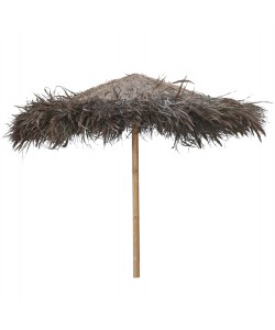 ΟΜΠΡΕΛΑ ΨΑΘΙΝΗ ΤΡΟΠΙΚΗ ΜΕ ΑΝΤΗΡΙΔΕΣ Φ240x270Υ εκ.HM5897