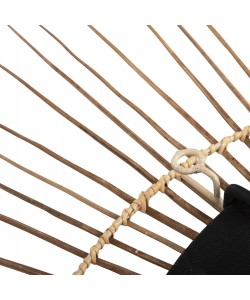 ΚΑΘΡΕΠΤΗΣ ΣΤΡΟΓΓΥΛΟΣ ΜΕ ΠΛΑΙΣΙΟ ΑΠΟ STICKS ΚΟΚΟΦΟΙΝΙΚΑ ΣΕ ΧΡΩΜΑ ΦΥΣΙΚΟ Φ85 εκ.HM7733