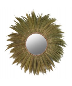 ΚΑΘΡΕΠΤΗΣ ΤΟΙΧΟY ΣΤΡΟΓΓΥΛΟΣ ΠΛΑΙΣΙΟ ΙΝΕΣ ΜΠΑΝΑΝΑΣ ΣΕ ΦΥΣΙΚΟ 130x4x130Υεκ.HM7734