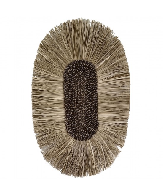 ΔΙΑΚΟΣΜΗΤΙΚΟ ΤΟΙΧΟΥ ΟΒΑΛ ΑΠΟ GRASS ΚΑΙ ΙΝΕΣ ΑΜΠΑΚΑ ΣΕ ΧΡΩΜΑ ΦΥΣΙΚΟ 50x5x75Yεκ.HM7794