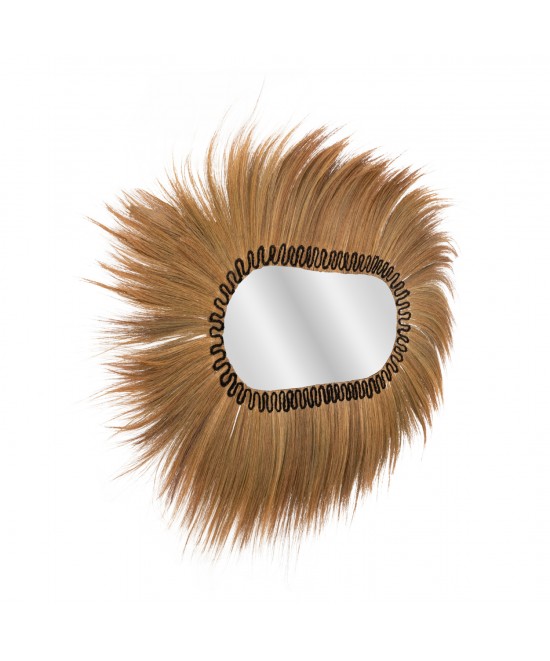 ΚΑΘΡΕΠΤΗΣ ΤΟΙΧΟΥ ΟΒΑΛ ΙΝΕΣ RAYUNG GRASS ΣΕ ΧΡΩΜΑ ΦΥΣΙΚΟ ΜΑΥΡΟ 110x5x160Yεκ.HM7803