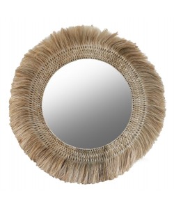 ΚΑΘΡΕΠΤΗΣ ΤΟΙΧΟΥ ΣΤΡΟΓΓΥΛΟΣ ΜΕ ΙΝΕΣ ΑΜΠΑΚΑ ΣΕ ΧΡΩΜΑ ΦΥΣΙΚΟ 120x4x120Yεκ.HM7747