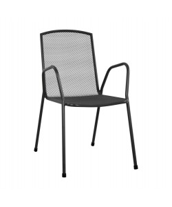 ΚΑΡΕΚΛΑ ΠΟΛΥΘΡΟΝΑ ΜΕΤΑΛΛΙΚΗ ΑΝΘΡΑΚΙ ELIJAH HM5005.01 54x62x89Υ ΕΚ.