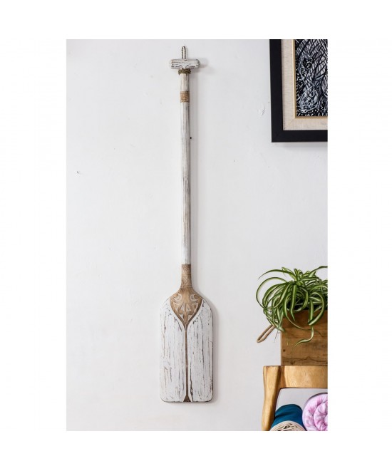 ΔΙΑΚΟΣΜΗΤΙΚΟ ΤΟΙΧΟΥ ΚΟΥΠΙ HM7709.02 ΑΠΟ ΜΑΣΙΦ ΞΥΛΟ ΑΛΜΠΑΣΙΑΣ ΛΕΥΚΟ 16,5x100 εκ.