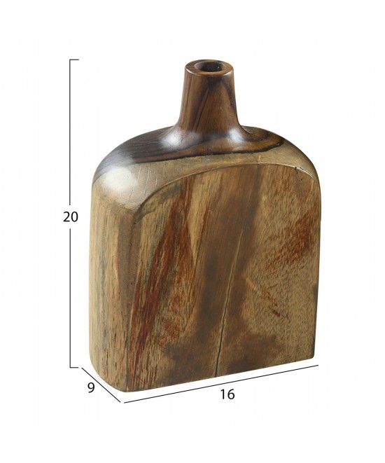 ΔΙΑΚΟΣΜΗΤΙΚA ΜΠΟΥΚΑΛΙΑ ΣΕΤ 3ΤΜΧ HM7716 ΑΠΟ ΜΑΣΙΦ ΞΥΛΟ ΤEAK ΚΑΡΥΔΙ