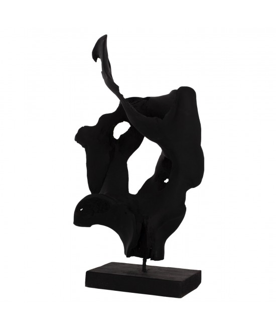 ΕΠΙΤΡΑΠΕΖΙΟ ΔΙΑΚΟΣΜΗΤΙΚΟ HM7714 ΑΠΟ ΜΑΣΙΦ ΞΥΛΟ ΤEAK ΜΑΥΡΟ 26Χ16Χ70Y ΕΚ.