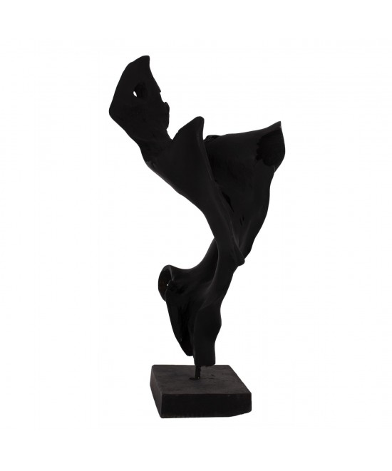 ΕΠΙΤΡΑΠΕΖΙΟ ΔΙΑΚΟΣΜΗΤΙΚΟ HM7714 ΑΠΟ ΜΑΣΙΦ ΞΥΛΟ ΤEAK ΜΑΥΡΟ 26Χ16Χ70Y ΕΚ.