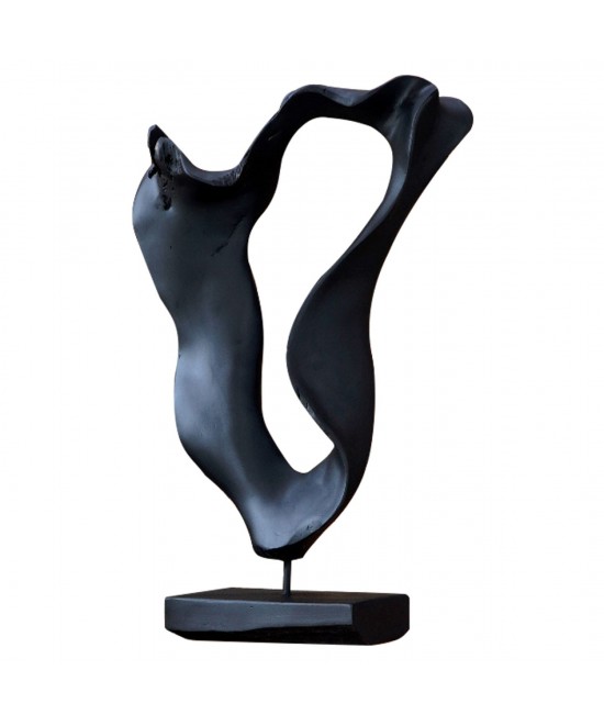 ΕΠΙΤΡΑΠΕΖΙΟ ΔΙΑΚΟΣΜΗΤΙΚΟ HM7714 ΑΠΟ ΜΑΣΙΦ ΞΥΛΟ ΤEAK ΜΑΥΡΟ 26Χ16Χ70Y ΕΚ.