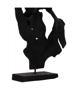 ΕΠΙΤΡΑΠΕΖΙΟ ΔΙΑΚΟΣΜΗΤΙΚΟ HM7714 ΑΠΟ ΜΑΣΙΦ ΞΥΛΟ ΤEAK ΜΑΥΡΟ 26Χ16Χ70Y ΕΚ.