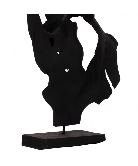 ΕΠΙΤΡΑΠΕΖΙΟ ΔΙΑΚΟΣΜΗΤΙΚΟ HM7714 ΑΠΟ ΜΑΣΙΦ ΞΥΛΟ ΤEAK ΜΑΥΡΟ 26Χ16Χ70Y ΕΚ.