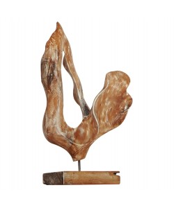 ΕΠΙΤΡΑΠΕΖΙΟ ΔΙΑΚΟΣΜΗΤΙΚΟ HM7715 ΑΠΟ ΜΑΣΙΦ ΞΥΛΟ ΤEAK WHITEWASH 41,5Χ15Χ63Y ΕΚ.