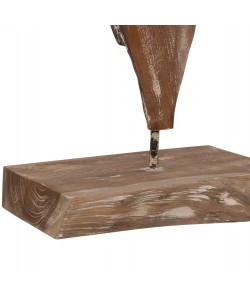 ΕΠΙΤΡΑΠΕΖΙΟ ΔΙΑΚΟΣΜΗΤΙΚΟ HM7715 ΑΠΟ ΜΑΣΙΦ ΞΥΛΟ ΤEAK WHITEWASH 41,5Χ15Χ63Y ΕΚ.