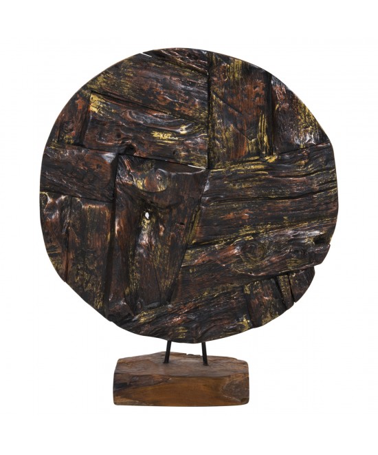 ΕΠΙΤΡΑΠΕΖΙΟ ΔΙΑΚΟΣΜΗΤΙΚΟ ΜΑΣΙΦ ΞΥΛΟ ΤEAK ΦΥΣΙΚΟ HM7718 50X15X64YΕΚ.