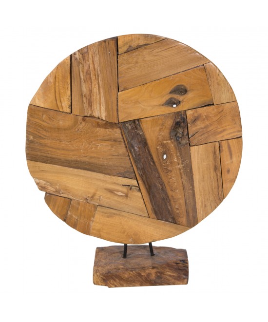 ΕΠΙΤΡΑΠΕΖΙΟ ΔΙΑΚΟΣΜΗΤΙΚΟ ΜΑΣΙΦ ΞΥΛΟ ΤEAK ΦΥΣΙΚΟ HM7718 50X15X64YΕΚ.