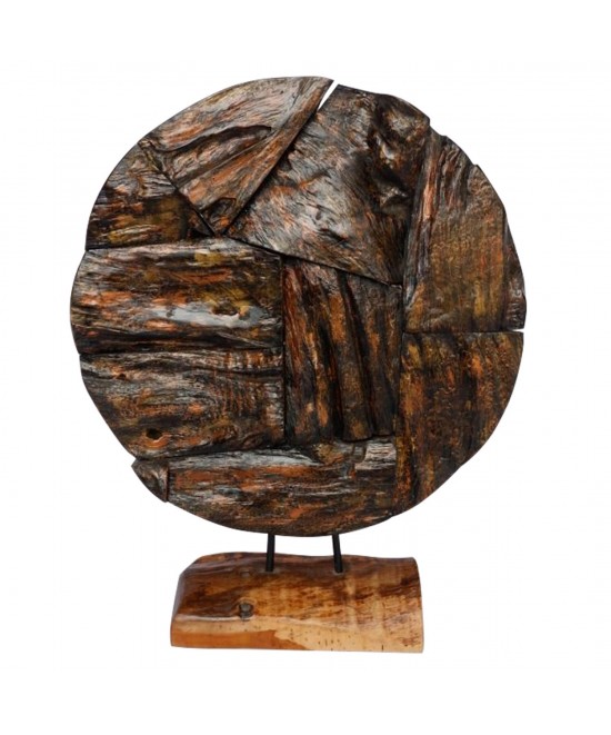 ΕΠΙΤΡΑΠΕΖΙΟ ΔΙΑΚΟΣΜΗΤΙΚΟ ΜΑΣΙΦ ΞΥΛΟ ΤEAK ΦΥΣΙΚΟ HM7718 50X15X64YΕΚ.