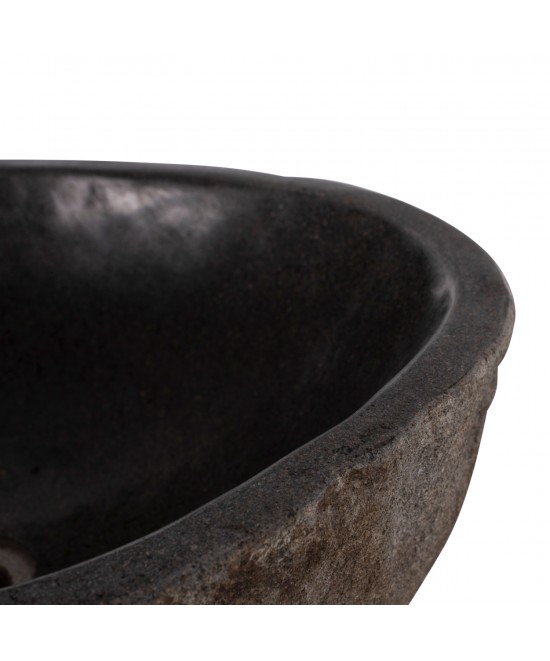 ΝΙΠΤΗΡΑΣ STONE SINK ΛΑΞΕΥΜΕΝΗ ΠΕΤΡΑ ΓΚΡΙ ΧΡΩΜΑ 40x40x20Yεκ.HM7807