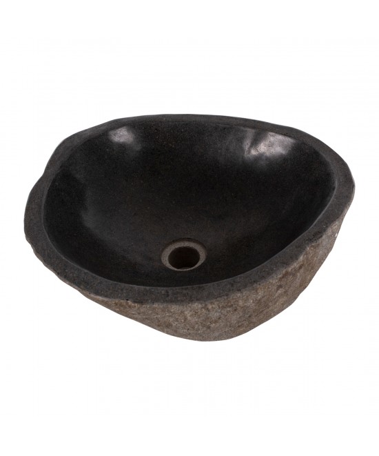 ΝΙΠΤΗΡΑΣ STONE SINK ΛΑΞΕΥΜΕΝΗ ΠΕΤΡΑ ΓΚΡΙ ΧΡΩΜΑ 40x40x20Yεκ.HM7807