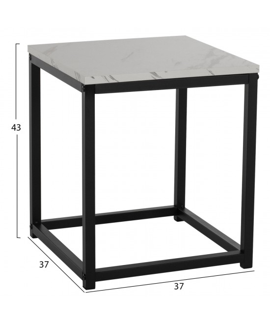 ΖΙΓΚΟΝ GRELAY 2 ΤΕΜ MDF ΟΨΗ ΜΑΡΜΑΡΟΥ & ΜΕΤΑΛΛΟ HM8762.12 45Χ45Χ50εκ. & 37Χ37Χ43 εκ. ΖΙΓΚΟΝ GRELAY 2 ΤΕΜ MDF ΟΨΗ ΜΑΡΜΑΡΟΥ & ΜΕΤΑΛΛΟ HM8762.12 45Χ45Χ50εκ. & 37Χ37Χ43 εκ.