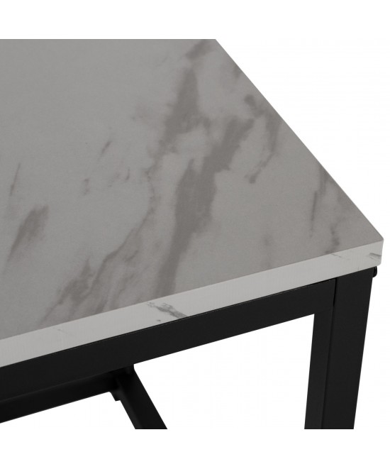 ΖΙΓΚΟΝ GRELAY 2 ΤΕΜ MDF ΟΨΗ ΜΑΡΜΑΡΟΥ & ΜΕΤΑΛΛΟ HM8762.12 45Χ45Χ50εκ. & 37Χ37Χ43 εκ. ΖΙΓΚΟΝ GRELAY 2 ΤΕΜ MDF ΟΨΗ ΜΑΡΜΑΡΟΥ & ΜΕΤΑΛΛΟ HM8762.12 45Χ45Χ50εκ. & 37Χ37Χ43 εκ.