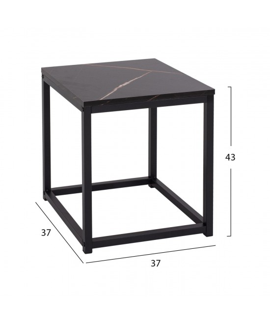 ΖΙΓΚΟΝ GRELAY 2 ΤΕΜ MDF ΟΨΗ ΜΑΡΜΑΡΟΥ & ΜΕΤΑΛΛΟ HM8762.13 45Χ45Χ50εκ. & 37Χ37Χ43 εκ. ΖΙΓΚΟΝ GRELAY 2 ΤΕΜ MDF ΟΨΗ ΜΑΡΜΑΡΟΥ & ΜΕΤΑΛΛΟ HM8762.13 45Χ45Χ50εκ. & 37Χ37Χ43 εκ.