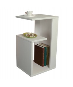 ΒΟΗΘΗΤΙΚΟ ΤΡΑΠΕΖΙ DAWN ΜΕΛΑΜΙΝΗΣ ΛΕΥΚΟ 35X29,5X60Yεκ.HM8880.11