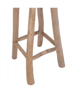 ΣΚΑΜΠΟ ΜΠΑΡ KONT HM9338 ΑΠΟ ΜΑΣΙΦ ΞΥΛΟ TΕΑK ΦΥΣΙΚΟ ΨΗΛΟ Φ34,5Χ71,5Υεκ.