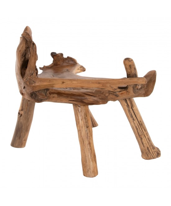 ΠΑΓΚΑΚΙ HM9348 ΑΠΟ ΜΑΣΙΦ ΞΥΛΟ TΕΑK ΦΥΣΙΚΟ 120x88x80 εκ.