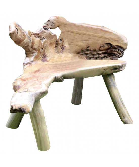 ΠΑΓΚΑΚΙ HM9348 ΑΠΟ ΜΑΣΙΦ ΞΥΛΟ TΕΑK ΦΥΣΙΚΟ 120x88x80 εκ.