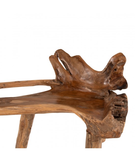 ΠΑΓΚΑΚΙ HM9348 ΑΠΟ ΜΑΣΙΦ ΞΥΛΟ TΕΑK ΦΥΣΙΚΟ 120x88x80 εκ.