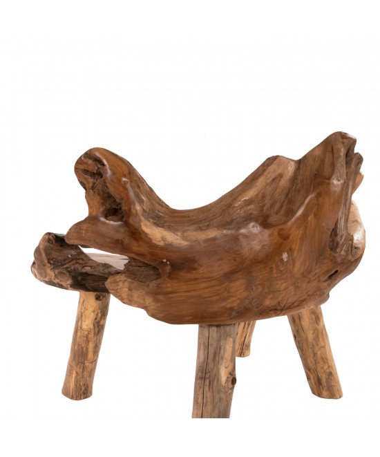 ΠΑΓΚΑΚΙ HM9348 ΑΠΟ ΜΑΣΙΦ ΞΥΛΟ TΕΑK ΦΥΣΙΚΟ 120x88x80 εκ.