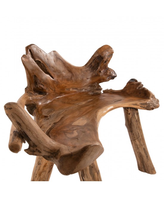 ΠΑΓΚΑΚΙ HM9348 ΑΠΟ ΜΑΣΙΦ ΞΥΛΟ TΕΑK ΦΥΣΙΚΟ 120x88x80 εκ.