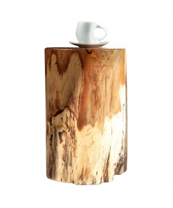 ΒΟΗΘΗΤΙΚΟ ΤΡΑΠΕΖΑΚΙ HM9374 ΑΠΟ ΜΑΣΙΦ ΞΥΛΟ ΤEAK ΦΥΣΙΚΟ Φ30-35X45Υ ΕΚ.